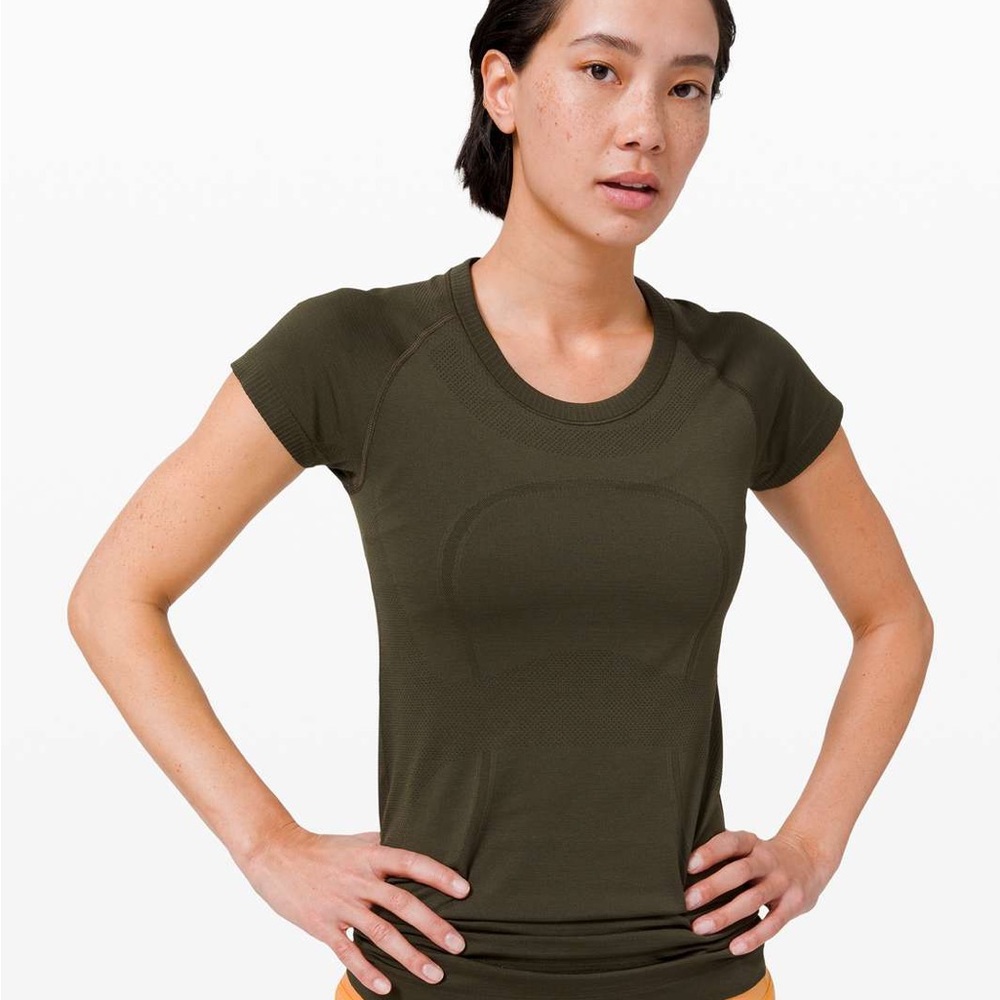 Lululemon Army Green Swiftly Tech Size 6 - image 1